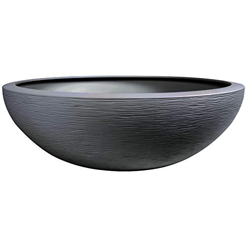 spécification EDA Plastiques Vasque GRAPHIT Gris anthracite 58,5 x 58,5 x 21 cm 13740 G.ANT CX4