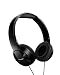 Produktbild Pioneer MJ503T On-Ear Kopfhörer mit Kabel (hohe und ausbalancierte Klangqualität, gepolsterte Kopfbügel, faltbar und einfach zu transportieren, Headset, für iPod, iPhone & iPad zertifiziert), Schwarz