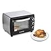 Produktbild Klarstein Omnichef 30 2G Mini-Backofen Mini-Ofen Backofen Tischbackofen (1500W Leistung, 30 Liter Volumen, 100-230°C Betriebstemperatur, Garzeit-Timer, inkl. Backblech, Rost und Grillspiess) silber-schwarz