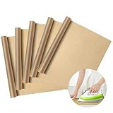 ★. Resistencia a la alta temperatura - Resistencia al calor hasta 500 ℉ o 260 ℃. Proteja su superficie de trabajo, ideal para pegar en caliente, hornear, planchar, transferir calor, o en cualquier lugar, necesita una temperatura bastante constante.