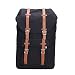Produktbild MINICE Leinwand Rucksäcke Laptoprucksack Lässiger Unisex Rucksack Outdoorrucksack Teen Daypacks Schultaschen für Campus Reisen Wandern Shopping Passt 15"-15,6" Laptop 24 L .(Schwarz & Braun)