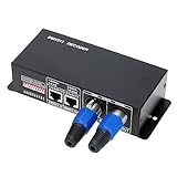 dmx lichtorgel Mehr als 15 Modes und 31 Geschwindigkeiten sind zu wahlen, kontrollieren Sie alle Farben, Farbton und brightess der RGB-Streifen Licht.