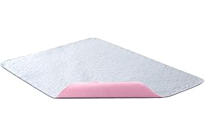 Bedecor Traverse Impermeabile per Casa, con Tela Cerata, Super Assorbente, 4 Strati, Facile da Lavare, Certificato Oeko-Tex, 70 x 90 cm, Rose