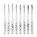 Nail Art Dotting Brushes,UV Gel Carving Designing Drawing Painting Detailing Embossing Liquid Powder DIY Brushes Kit