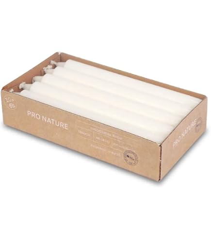 Hofer-Kaarsen Voor Kandelaar - 2,3 x 25 cm - 30 Stuks - Professionele Conische Antidruppelkaarsen - Witte Kleur - Duur Ongeveer 7 Uur - Verpakking Van 1 x Doos Met 30 Stuks Hofer-Kaarsen Voor Kandelaar - 2,3 x 25 cm - 30 Stuks - Professionele Conische Antidruppelkaarsen - Witte Kleur - Duur Ongeveer 7 Uur - Verpakking Van 1 x Doos Met 30 Stuks