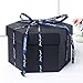 Produktbild Bags & Wrapping Supplies - Creative Black Explosion Box Love Memory Multi Layer Surprise Confession Diy Photo Album As Birthday - Sd Doll Box Turtle Party & Surprise Bag Casket Anniversar