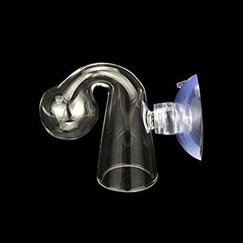 Wuudi 2 Pcs Glass Monitor CO2 Drop Checker for Aquarium Fish Tank Plants