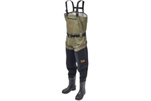 DAIWA Hybrid Breathable/Neoprene Chest Waders - Size 8 - HCW-08