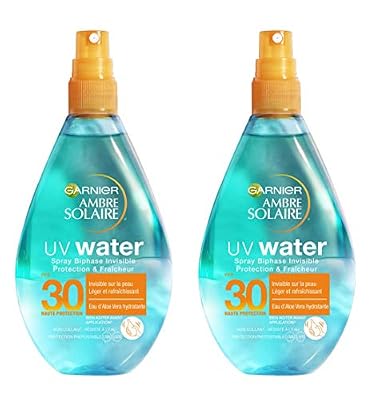 Garnier Ambre Solaire Eau Protectrice FPS 30 150 ml - Lot de 2