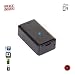 Mini GSM Spy Bug + GPS Tracker -Voice Activated Call Back function | Real Time Audio / Location Monitoring | Clear Sound Spy Equipment – Settable Audio Sensitivity Sensor + Signal Indicator