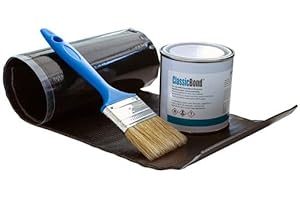 SKYGUARD EPDM Rubber Roof Repair Kit - Suitable for Repairs to Cut or Damaged Rubber Roofing Membranes on Sheds, Garden Rooms, Home Extensions etc. (500mm x 150mm patch)