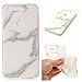 Produktbild Lonchee Huawei Honor 8 Hülle,Marmormuster Muster Weich TPU Handy Hülle Durchsichtig Transparent Etui Cover Case Protective Shell Soft Schutzhülle Telefon Kasten für Huawei Honor 8 – Jade weiß