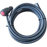 Ara&ccedil; &Ccedil;akmaklık Uzatma Kablosu 12-24 Volt On/Of Anahtarlı 16 Amper Y&uuml;ksek G&uuml;&ccedil; &Ccedil;eken Cihazlara &Ouml;zel 2 X1,5mm TTR Bakır 5 Mt-Siy