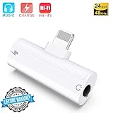 【Conveniencia y alta calidad de voz】 ： - Fabricado con materiales de alta calidad para garantizar la velocidad de carga. Diseño de carcasa de metal duradero para mejorar la capacidad anti-interferencia. Puerto de entrada de audio digital diseñado para iPhone XR / XS MAX / X / 7 Plus / 8 Plus, pequeña impedancia, alta sensibilidad, puede ser preciso para recibir datos de audio.