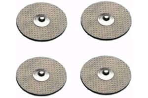 TECHNOMEDIA 4 Elettrodi adesivi rotondi diametro 3cm con clip standard 4mm