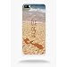 Produktbild Unbekannt Générique Schutzhülle für iPhone 5s, Silikon, Motiv Strand (155) Weiß matt