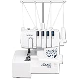 Brother Overlock 1334D - Máquina cilíndrica de cuatro hilos con diferencial