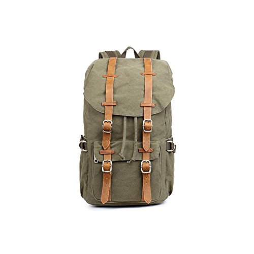 Preisvergleich Produktbild TT Außen Umhängetasche Neutral-Beutel-Rucksack faltbare Reisetasche , army green