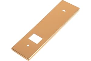 Schellenberg 10278 Placa de cubierta aluminio, 142mm, dorado