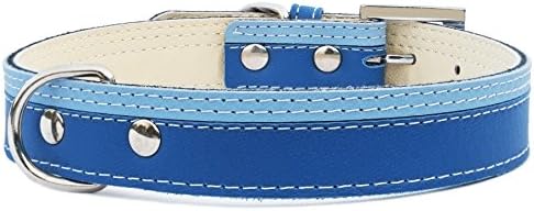 Doggy Things Stripe Collar, 45 cm, Blue