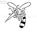 Produktbild Stycars® Car Stickers, [14.8Cm*15Cm] ''Delicate Mosquito Bug Fly Insect'' Decal Vinyl Car/Window Stickers
