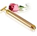 Soriace 24k Golden Beauty Bar - T Shape Electric Anti-aging Pulse Skin Care - Facial Skin Tightening Roller Massager - Face-lift Firming Electric Vibration Massager - Anti Wrinkles Eliminate Dark Beauty Bar
