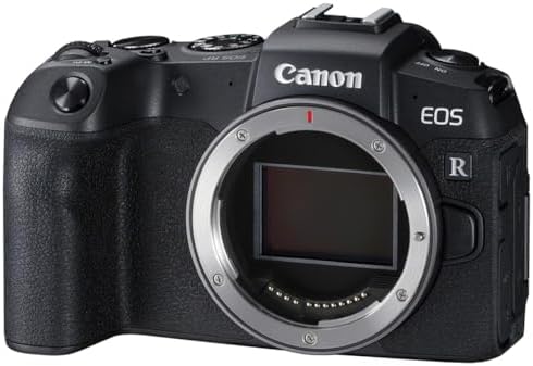 Canon EOS RP mirrorless Full-Frame nera, body (26,2 Mp, 5 fps, processore Digic 8, video 4K UHD, Dual pixel CMOS AF, Display touchscreen orientabile da 7,5 cm, Wi-Fi, Bluetooth)