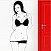 Produktbild Wandaufkleber Super Sexy Nackte Nackte Mädchen Wih Frau Brüste Sex Wandaufkleber Vinyl Aufkleber 30X67,8 cm