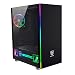 Produktbild Nfortec Caronte PRO RGB Gaming Tower mit Seitenpaneel Full View aus gehärtetem Glas und Lüfter hinten 120 mm inklusive