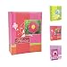 Produktbild Quantio Einsteckalbum FLEUR CHARME - für bis zu 100 Fotos 10 x 15, zum Einstecken von Fotos, 16,5 x 13 x 5,5 cm (HxBxT) - 100 Seiten - grün, pink oder lila wählbar, Farbe:Pink