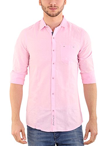 SHADE 45 Mens Premium designed Cotton Full Sleeve Slim fit Light Pink color Plain Shirt(SHD45-00045) RS.599 (75.00% Off) - Amazon
