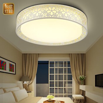 Preisvergleich Produktbild BRFVCS ceiling light Das hauptschlafzimmer Deckenleuchte Lampe warm romantischer Beleuchtung ist eine moderne, minimalistische Studie Nordic Bügeleisen Persönlichkeit Kinder die Lichter im Raum, das tischgrill 46cm Nicht-Polarität Dimmen 24 W