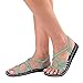Produktbild Sandalen Damen,Binggong Frauen Flip Flops Sandalen Sommer Schuhe Hausschuhe Mode Strand Schuhe Hausschuhe Kreuzgurte Geflochtenes Seil Römische Strandsandalen (40 EU, Grün 3)