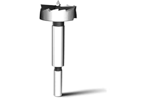 FIMIBUKE Mèche Forstner 32 mm pour bois,Foret à Ailettes Plates,longueur 90 mm avec tige ronde de 10 mm