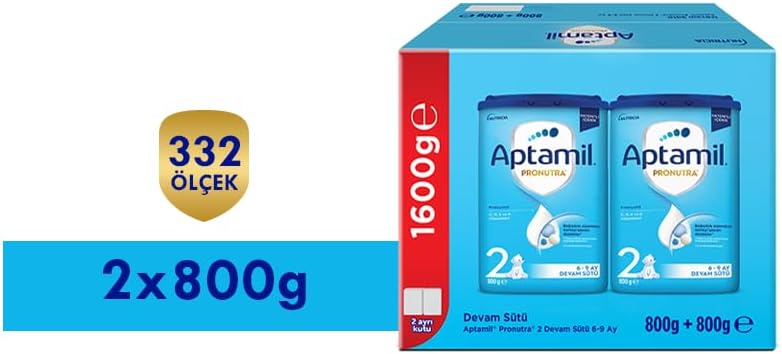 Aptamil 2 Prebiyotikli Devam Sütü 800 x 2 Adet 1600 Gr