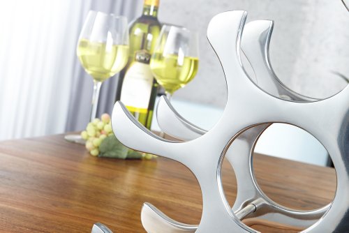 Design Accessoire Alu Weinregal fuer 10 Flaschen - 3