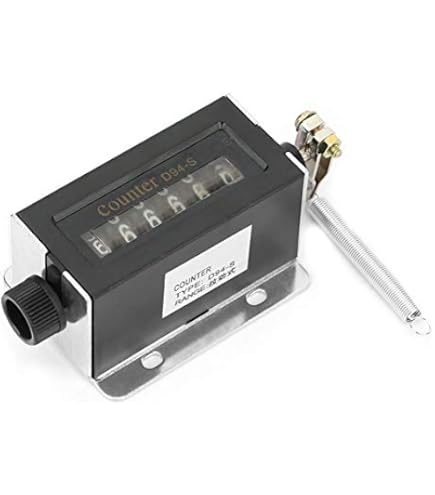 Contatore Manuale Meccanico 8 Pezzi - 4 Cifre Per Sport, Allenamento E Conteggi