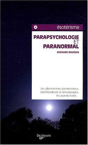 Livres gratuits à télécharger sur mon iPod Parapsychologie et paranormal DJVU 2732844624 by author