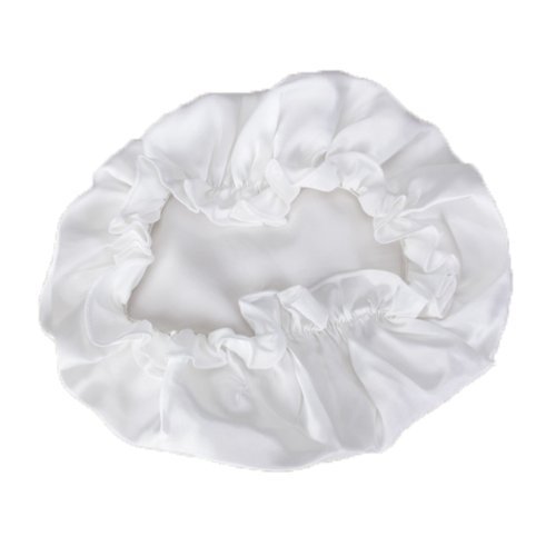 TOOGOO(R) Sleep Sleeping Cap Hat for Hairdressing Night Sleep(White)