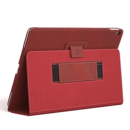 iPad Pro 12.9 (2017) Hülle Rot, Snugg Leder iPad Pro 12.9 (2017) Schutz Klapphülle Case Cover [Lebenslange Garantie] mit Ständer für Apple iPad Pro 12.9 (2017) - 7