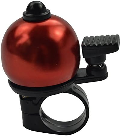 Joymixx Metal &amp; Plastic Bike Bell, A Loud Siren to draw people's attention from danger by warning or noticing others, Safety Bicycle Handlebar Alarm Ring, for Kids Adults Boys Girls Child - JM03006(Red)