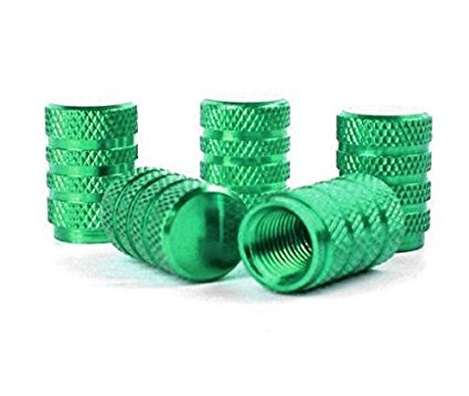 Preisvergleich Produktbild 5Five – farbige Ventilkappe für Reifen grün