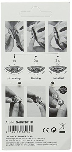 Uvex Helm-led Uhl004 triangle led, rot, One Size, 4191301111 - 2