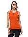 Frenchtrendz Rust Cotton spandex Tank Top for Women RS.429.00