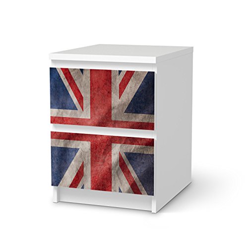 creatisto Klebetapete Folie Aufkleber für Ikea Malm 2 Schubladen | Möbel verschönern Einrichtungsfolie Möbelfolie | Home und Style Wohnzimmer Wohnung accesoire | Design Motiv Union Jack creatisto Klebetapete Folie Aufkleber für Ikea Malm 2 Schubladen | Möbel verschönern Einrichtungsfolie Möbelfolie | Home und Style Wohnzimmer Wohnung accesoire | Design Motiv Union Jack