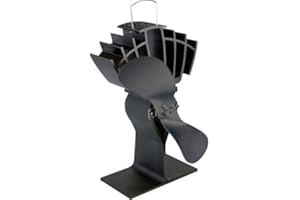 Caframo Ecofan 810 - Ventola per stufe, pala nera