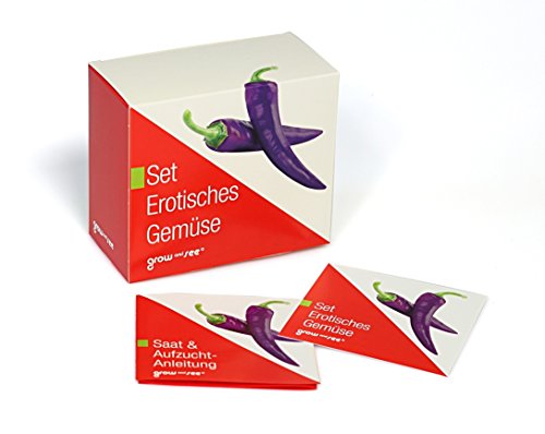Set Erotisches Gemüse – die ausgefallene Geschenkidee: Selbst säen, züchten und ernten – bringt Farbe in die Küche. - 6