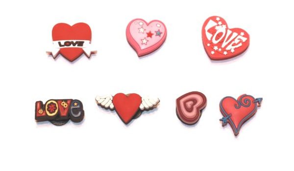 valentines crocs