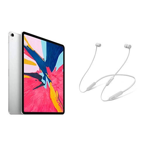 Apple iPad Pro (12.9-inch, Wi-Fi, 512GB) - Silver (Latest Model) with BeatsX Earphones - Satin Silver