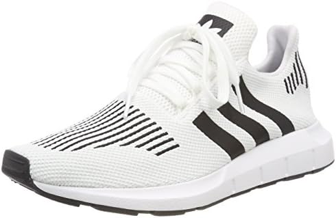 adidas Men’s Swift Run Fitness Shoes, White (Ftwbla/Negbas/Brgrin 000), 12 UK